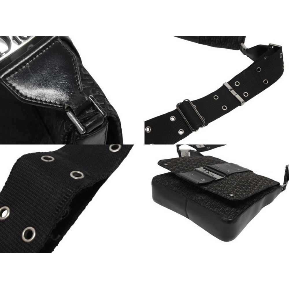 Dior Line Street Shoulder Christian Chic Trotter Galliano Bag Black - Picture 5 of 9